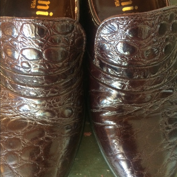 Basini The Executive brown leather slip on loafers - Picture 3 of 7